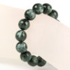 Dark Green Dragon Scale Effect Crystal Bracelet